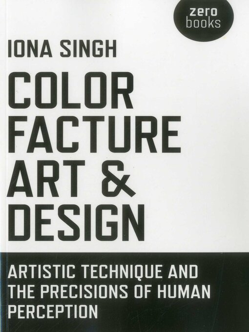 Cover image for Color, Facture, Art and Design